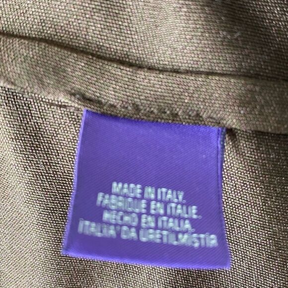 Ralph Lauren Collection Brown Sleeveless Knit Fringe Drape Top - Picture 16 of 16